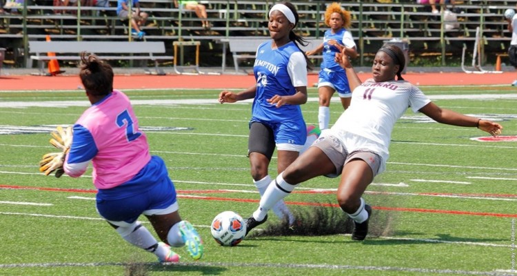 Howard Soccer Wins Big Over Hampton, 17-0