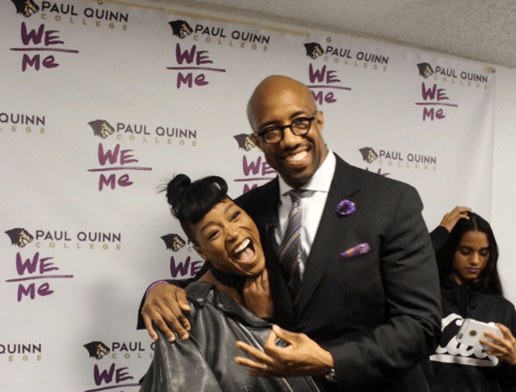 Historically Black Paul Quinn Gives College Admission Letter To Keke Palmer