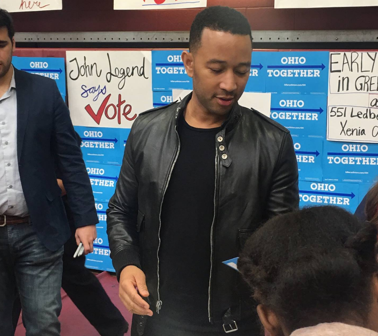 John Legend Makes Appearance At Central State University, Urges People To Vote