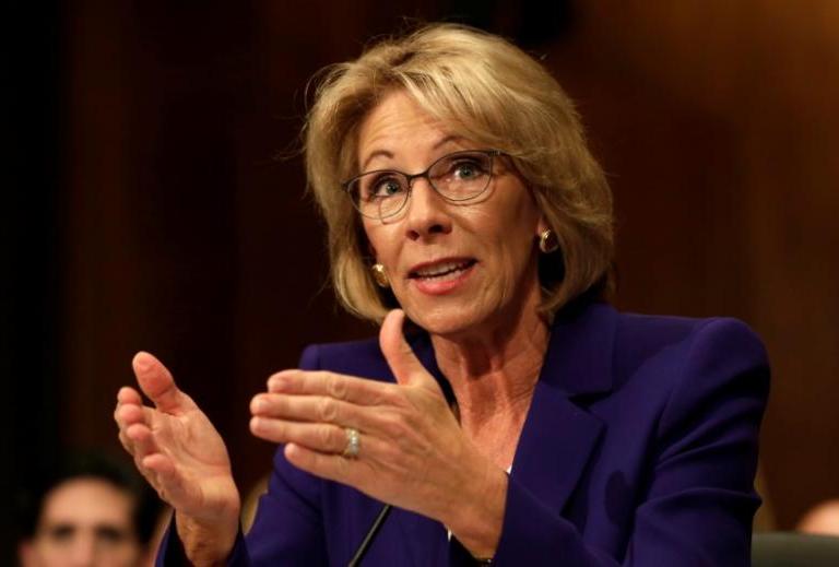 Betsy DeVos Tries to Apologize for Her HBCU Comments