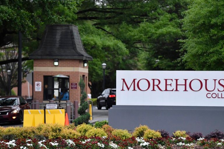 Morehouse College, a private, historically black men's liberal arts (HBCU) college in Atlanta, GA