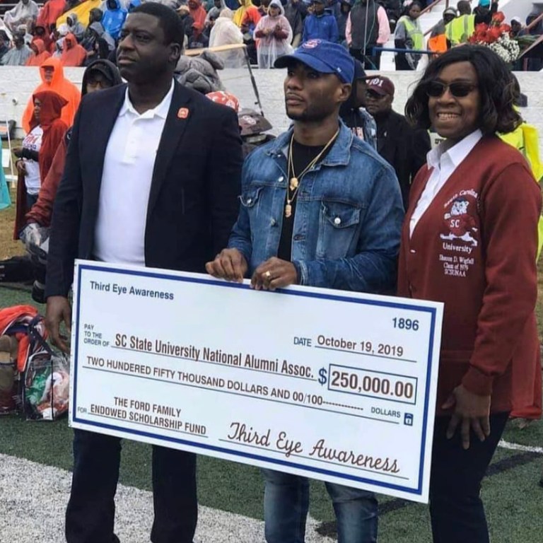 Charlamagne Tha God Cuts $250K Check For SC State