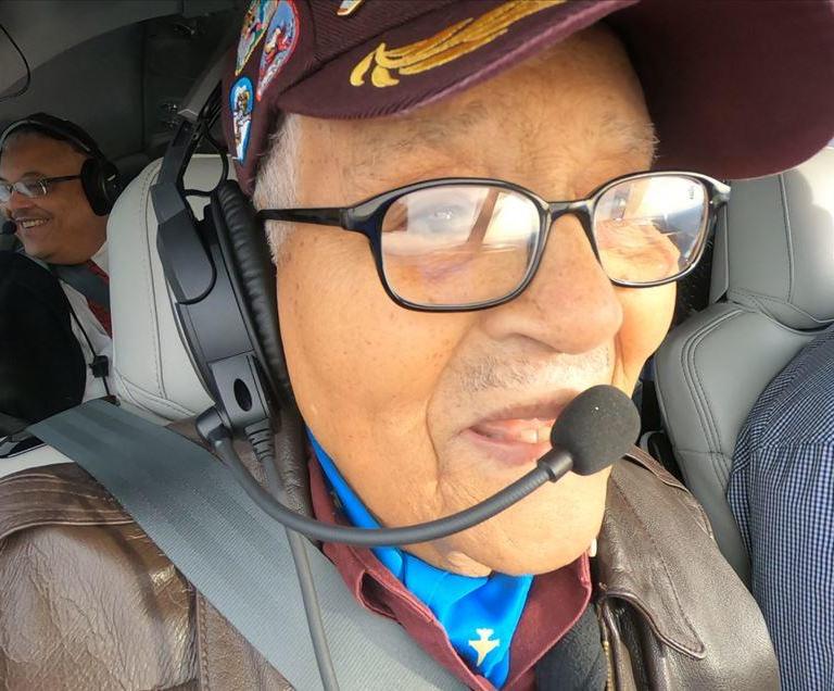 On His 100th Birthday, Tuskegee Airman Takes To The Skies To Celebrate