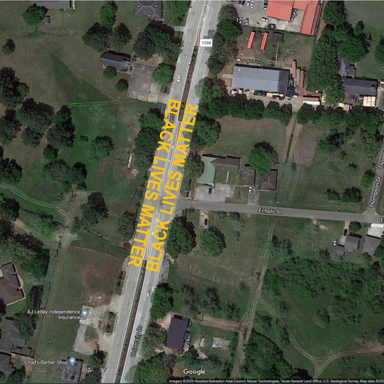 PVAMU Paints ‘Black Lives Matter’ On University Drive