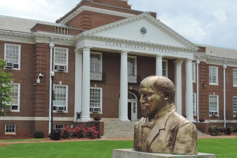 Clark Atlanta University, a private, Methodist, historically black research university in Atlanta, Georgia.