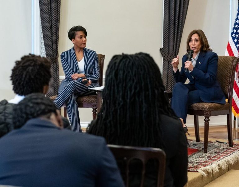 VP Kamala Harris Meets With HBCU Student Journalists and Representatives
