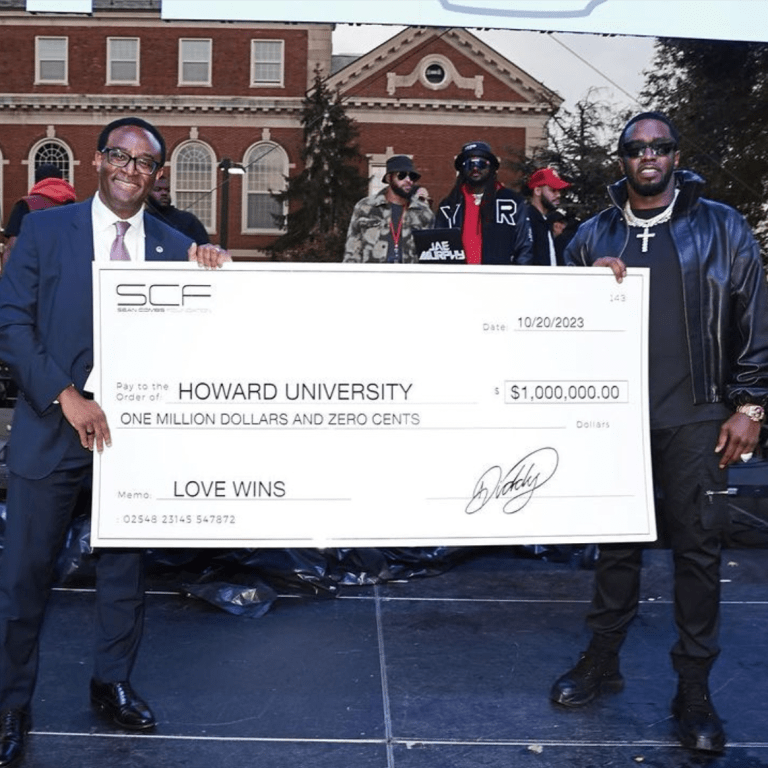 Sean ‘Diddy’ Combs Fulfills $1M Pledge to Howard University 