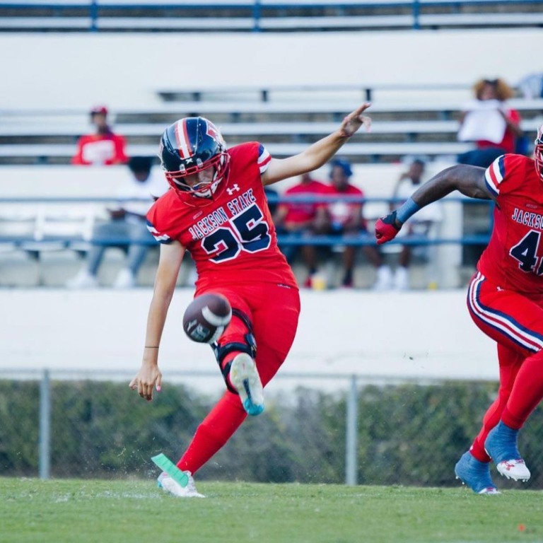 JSU Kicker Leilani Armenta Becomes First Woman to Score in HBCU Football Game