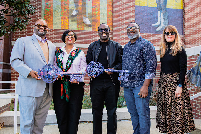 Left to Right; Dr. Turner Nashe, Jr, Phylanice Turner, Derek Fordjour, Samuel Dunson, Katie Delmez