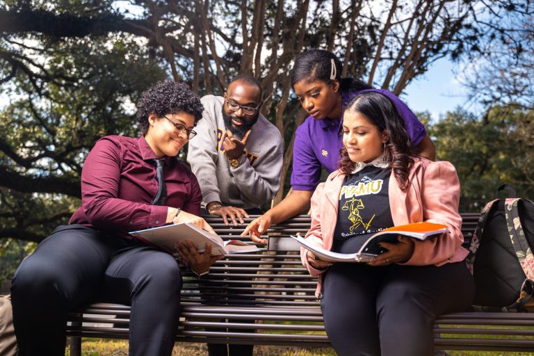 HBCU Students on campus.