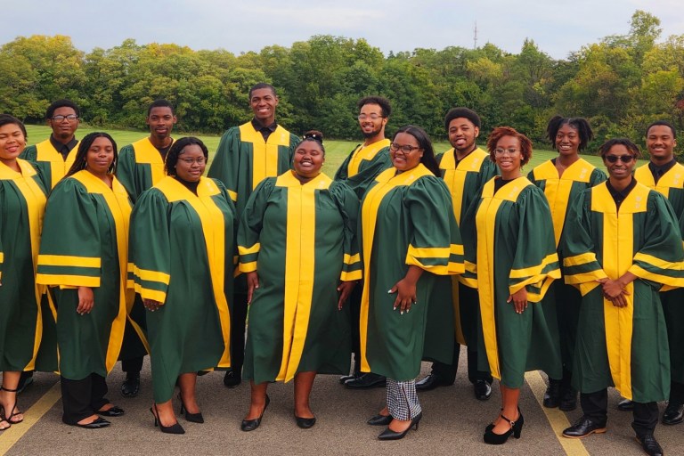 Wilberforce University Chorus members