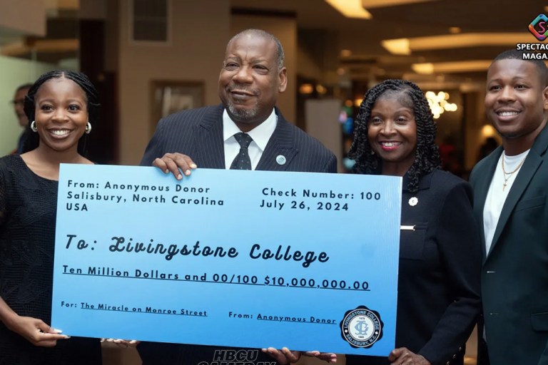 Livingston College presented with anonymous $10 million dollar donation