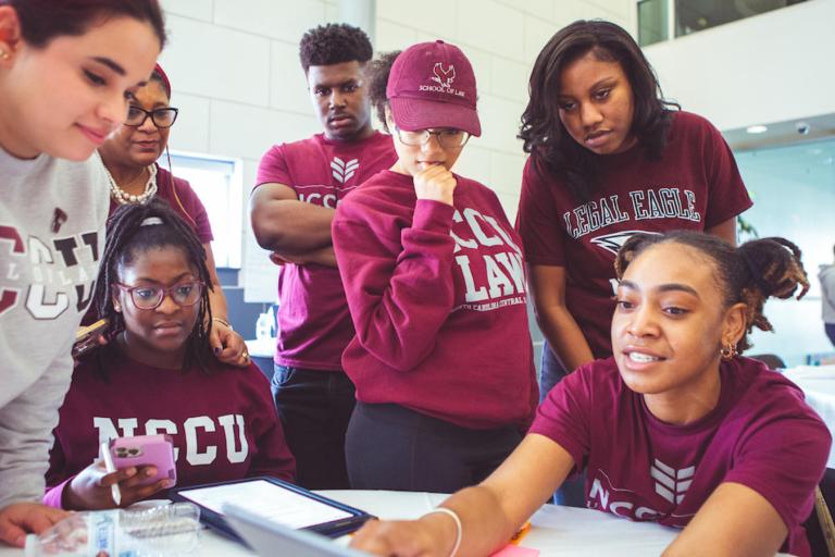 NCCU School of Law students