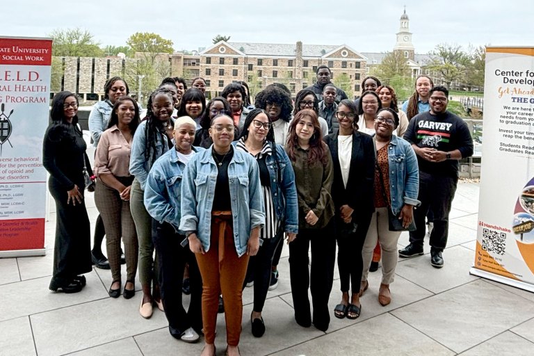 Pictured Morgan State SHIELD Fellows