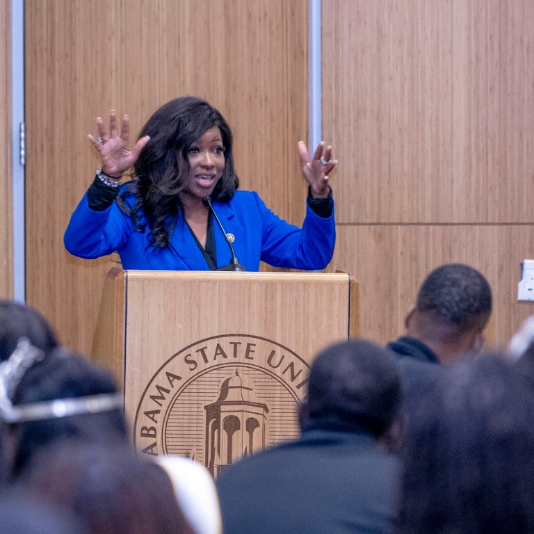 Congresswoman Jasmine Crockett (D-Texas) at Alabama State University