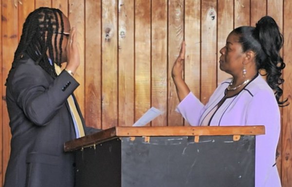 Dr. Lettersome swearing in.