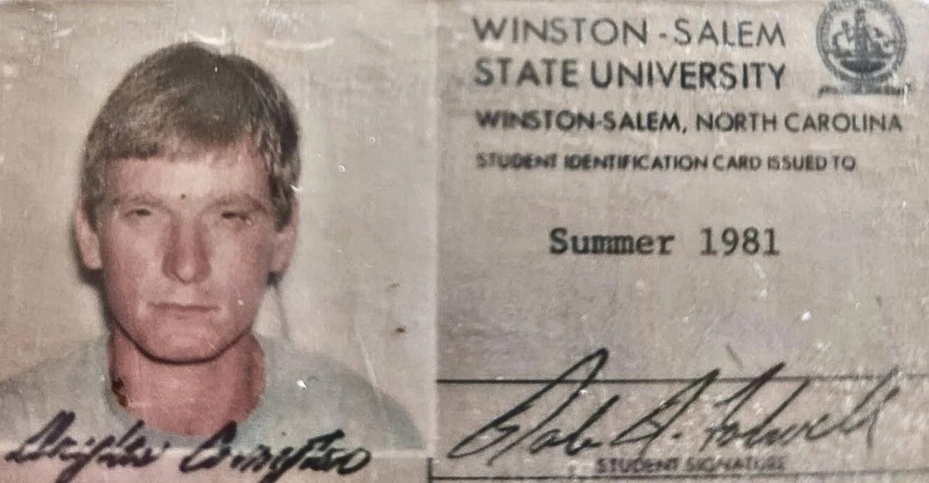 State Treasurer Dale R. Folwell WSSU student ID