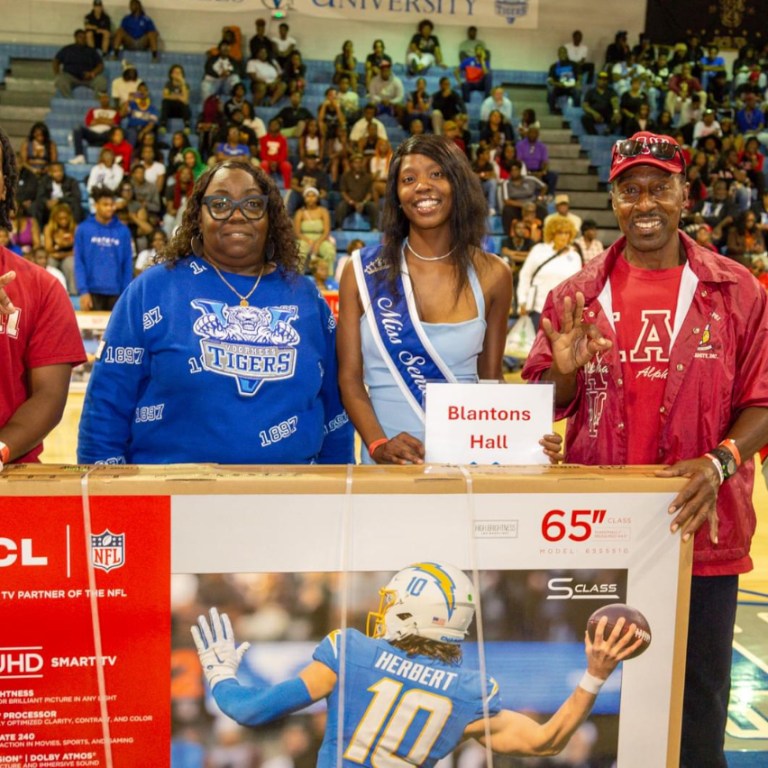 Kappa Alpha Psi Fraternity Inc. Chapter Shows Commitment to HBCU with TV Donation