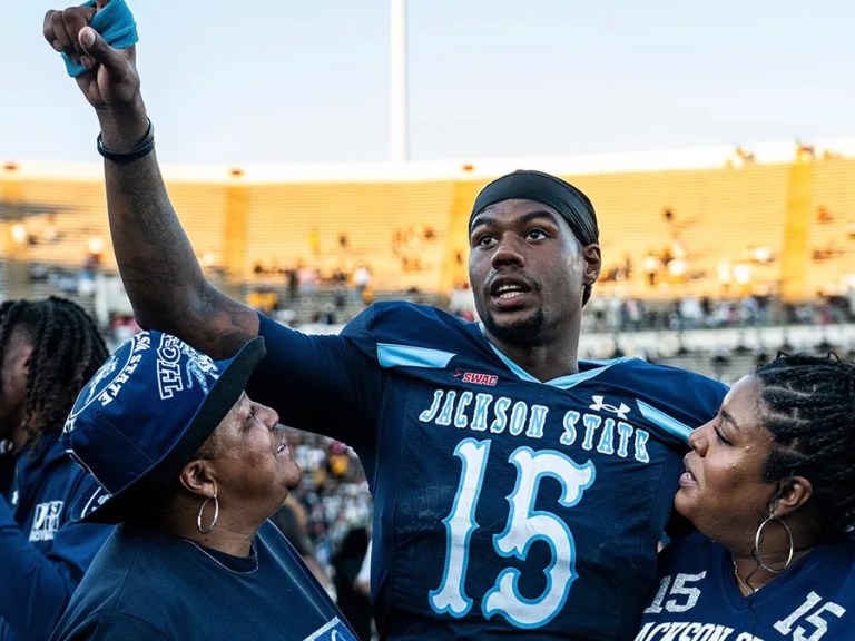 Jacobian Morgan On The Sidelines Pumping His Team Up