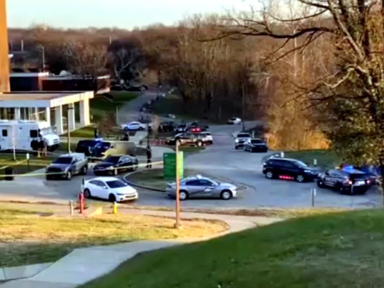 Kentucky State University Shooting Scene Kentucky State University Shooting Scene
