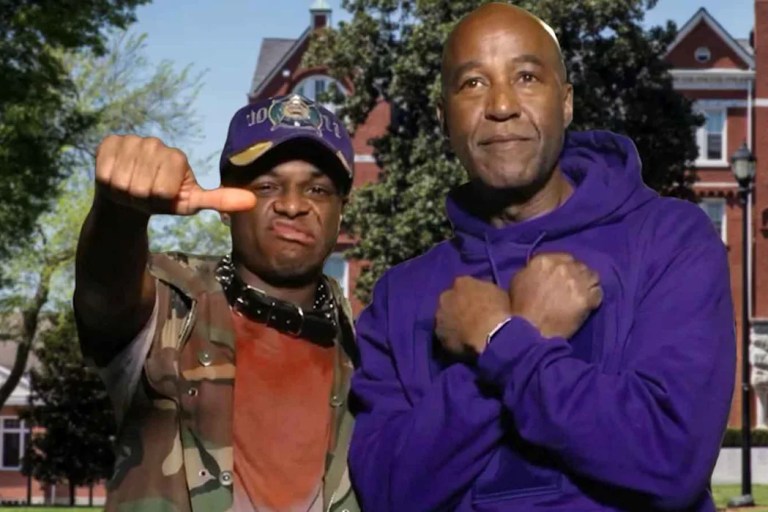 Morehouse President Dr. F. DuBois Bowman Watches Son Join Omega Psi Phi