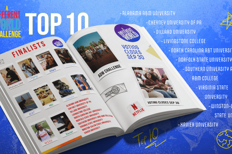 A Different World Challenge: Meet the Top 10 HBCU Finalists and Vote